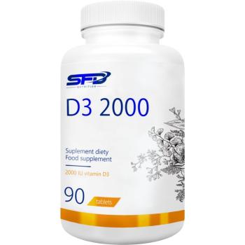 SFD Nutrition D3 2000 IU tablety pro podporu imunitního systému a normální stav zubů 90 tbl