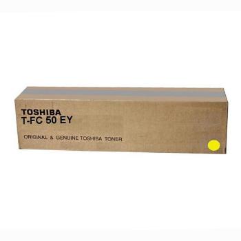 TOSHIBA T-FC50EY - originální toner, žlutý, 33600 stran