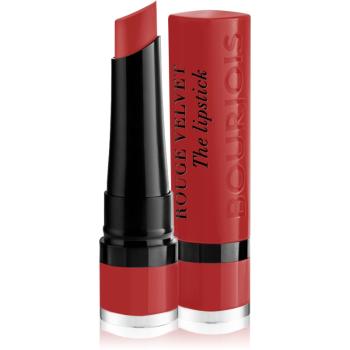 Bourjois Rouge Velvet The Lipstick matná rtěnka odstín 05 Brique-à-brac 2,4 g