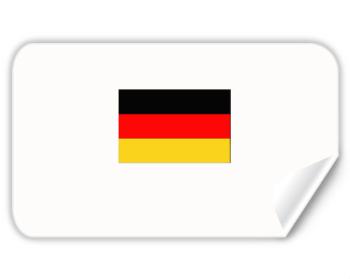 Samolepka vlastní tvar - 5ks Německo