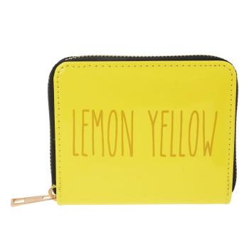 Žlutá peněženka Lemon Yellow - 12*10*2 cm JZWA0057