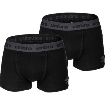 Umbro BOXER SHORT 2PACK Pánské boxerky, černá, velikost XL