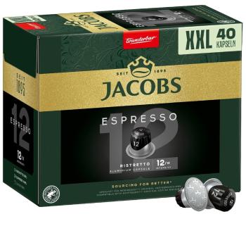 Jacobs Espresso Ristretto intenzita 12, 40 ks kapslí, kompatibilní s kávovary Nespresso