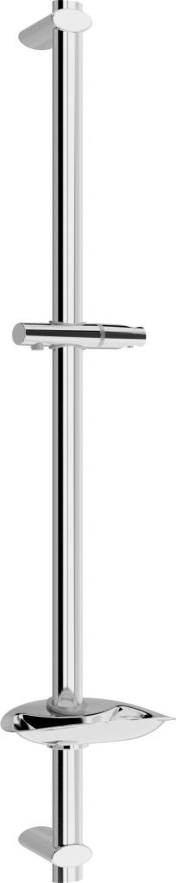 MEXEN DB Posuvný držák sprchy s mýdlenkou, 75 cm, chrom 79384-00