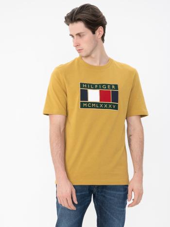 Tommy Hilfiger pánské žluté tričko