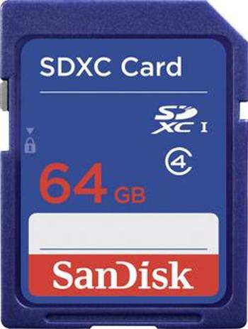 Paměťová karta SDXC, 64 GB, SanDisk SDSDB-064G-B35 SDSDB-064G-B35, Class 4