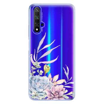 Odolné silikonové pouzdro iSaprio - Succulent 01 - Huawei Honor 20