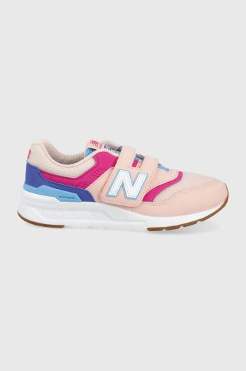 Dětské boty New Balance PZ997HSA růžová barva