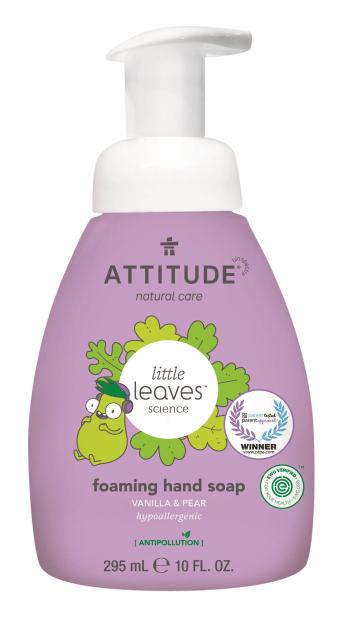 Attitude Dětské pěnivé mýdlo na ruce Little leaves s vůní vanilky a hrušky 295 ml