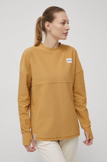 Funkční triko s dlouhým rukávem Eivy Venture žlutá barva