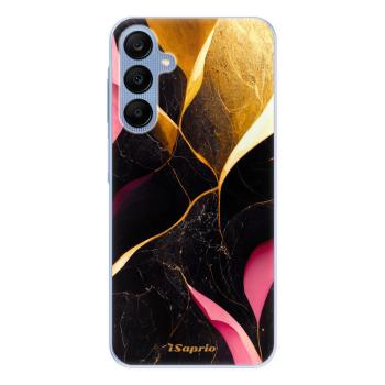 Odolné silikonové pouzdro iSaprio - Gold Pink Marble - Samsung Galaxy A25 5G