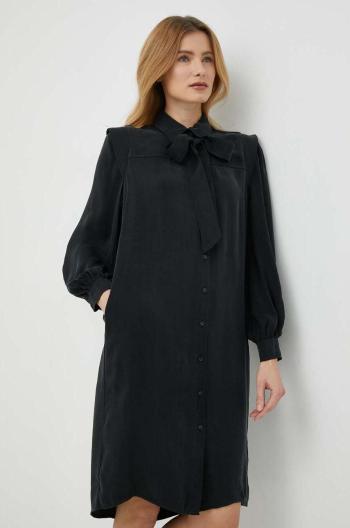 Šaty Mos Mosh černá barva, mini, oversize