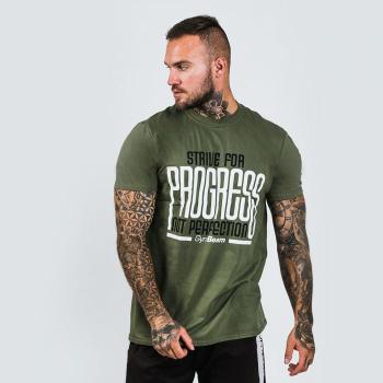 Tričko Progress Military Green XXL - GymBeam