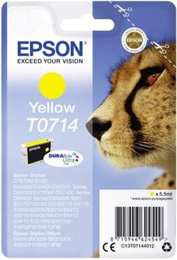 Epson Ink T0714 originál žlutá C13T07144012