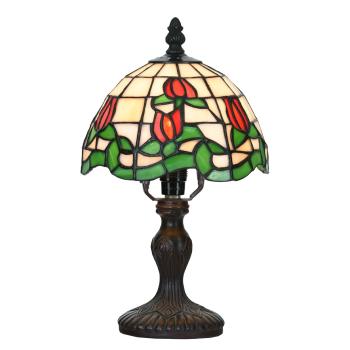 Stolní lampa Tiffany Eloide - Ø18*32 cm E14/max 1*25W 5LL-6179
