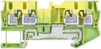 Průchodková svorka konektor Siemens 8WH60040CF07, zelenožlutá, 50 ks