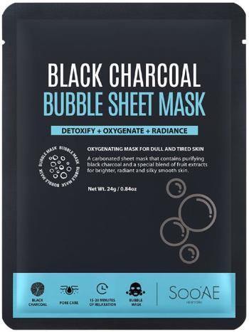 Soo'AE Bublinková sheet maska s aktivním uhlím 24 g
