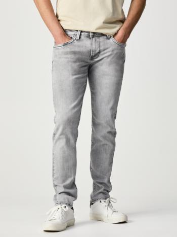 Pepe Jeans pánské šedé džíny Hatch - 36/32 (0)