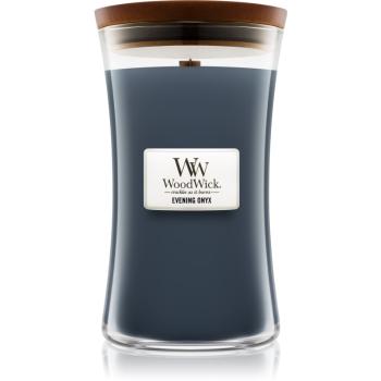 Woodwick Evening Onyx vonná svíčka s dřevěným knotem 609.5 g