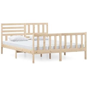Rám postele masivní dřevo 150 × 200 cm King Size, 3101158 (3101158)