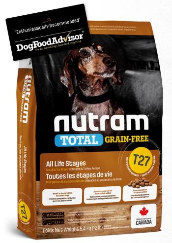 NUTRAM dog T27 - TOTAL GF SMALL chicken/turkey  - 5,4kg