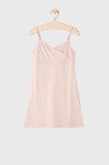 Dívčí šaty GAP růžová barva, midi, jednoduché
