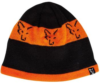 Fox čepice black orange beanie