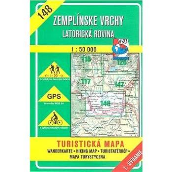 Zemplínské vrchy  Latorická rovina 1 : 50 000: 148 Turistická mapa (8586003321523)