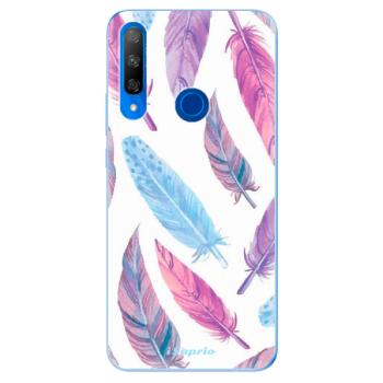 Odolné silikonové pouzdro iSaprio - Feather Pattern 10 - Huawei Honor 9X