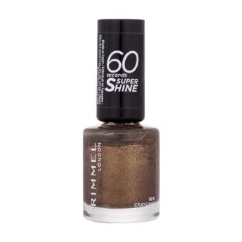 Rimmel London 60 Seconds Super Shine 8 ml lak na nehty pro ženy 820 Craycray