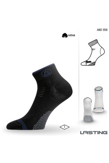 Lasting ABD 958 ponožky pro aktivní sport černá Velikost: (46-49) XL ponožky