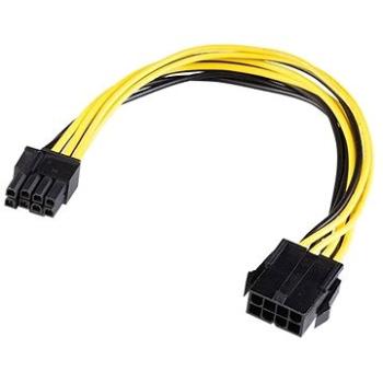 AKASA 12V ATX 8-Pin to PCIe 6+2 pin Adapter Cable (AK-CBPW23-20)