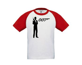 Dětské tričko baseball James Bond