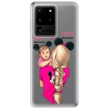 iSaprio Mama Mouse Blond and Girl pro Samsung Galaxy S20 Ultra (mmblogirl-TPU2_S20U)