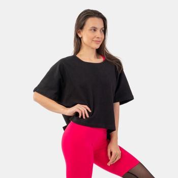 Dámské tričko The Minimalist Crop Top Black XS/S - NEBBIA