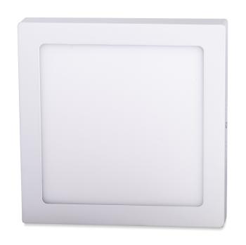 Ecolite Bílý přisazený LED panel hranatý 225 x 225mm 18W Barva světla: Teplá bílá LED-CSQ-18W/2700