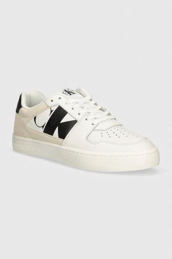 Sneakers boty Calvin Klein Jeans CLASSIC CUPSOLE LOW LACEUP NBS bílá barva, YM0YM01002