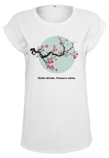 Mr. Tee Ladies Flowers Unite Tee white - M