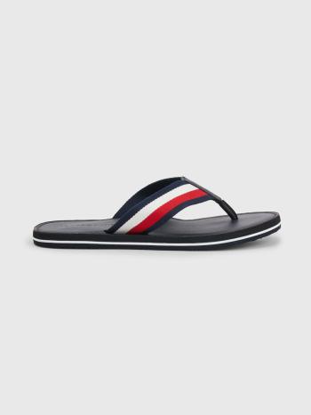 Tommy Hilfiger pánské tmavě modré žabky - 44 (DW5)