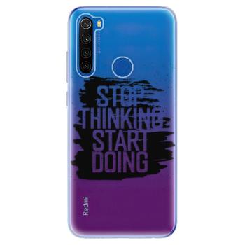 Odolné silikonové pouzdro iSaprio - Start Doing - black - Xiaomi Redmi Note 8T