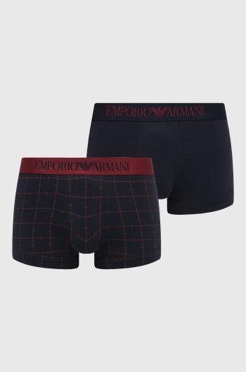 Boxerky Emporio Armani Underwear (2-pak) pánské, tmavomodrá barva