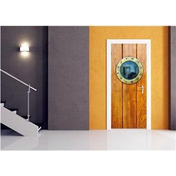 AG Design 1 dílná fototapeta PORTHOLE FTNV 2818, 90 x 202 cm vlies (FTNV2818)