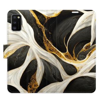 Flipové pouzdro iSaprio - BlackGold Marble - Samsung Galaxy A41