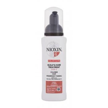 Nioxin System 4 Color Safe Scalp & Hair Treatment 100 ml bezoplachová péče pro ženy na barvené vlasy; proti vypadávání vlasů