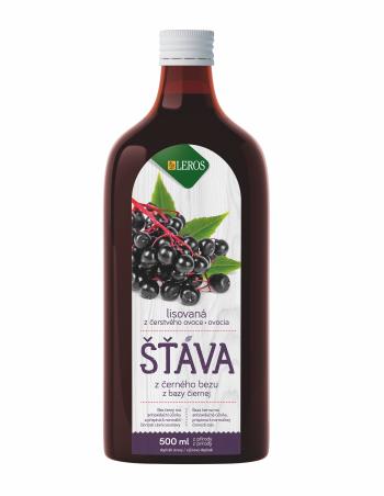 Leros Šťáva z černého bezu 500 ml