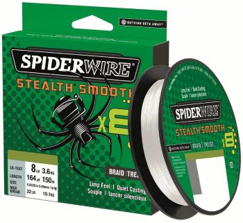 Spiderwire splétaná šňůra stealth smooth 8 průhledná 150 m - 0,13 mm 12,7 kg