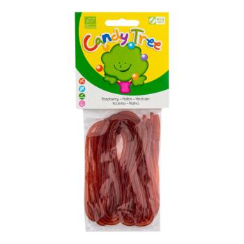 Provázky s příchutí malin 75 g BIO CANDY TREE