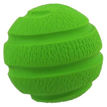 Hračka Dog Fantasy Latex vroubkovaný míč 7,5cm zelená