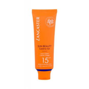 Lancaster Sun Beauty Face Cream SPF15 50 ml opalovací přípravek na obličej pro ženy na všechny typy pleti