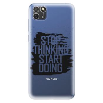 Odolné silikonové pouzdro iSaprio - Start Doing - black - Honor 9S